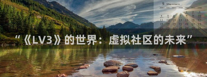 亿万28子年度最佳图书：“《LV3》的世界：虚拟社区的未来”